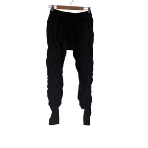 Agogie +20 Resistance Training Pants Black Ruched Leggings Womens Size PXXXL